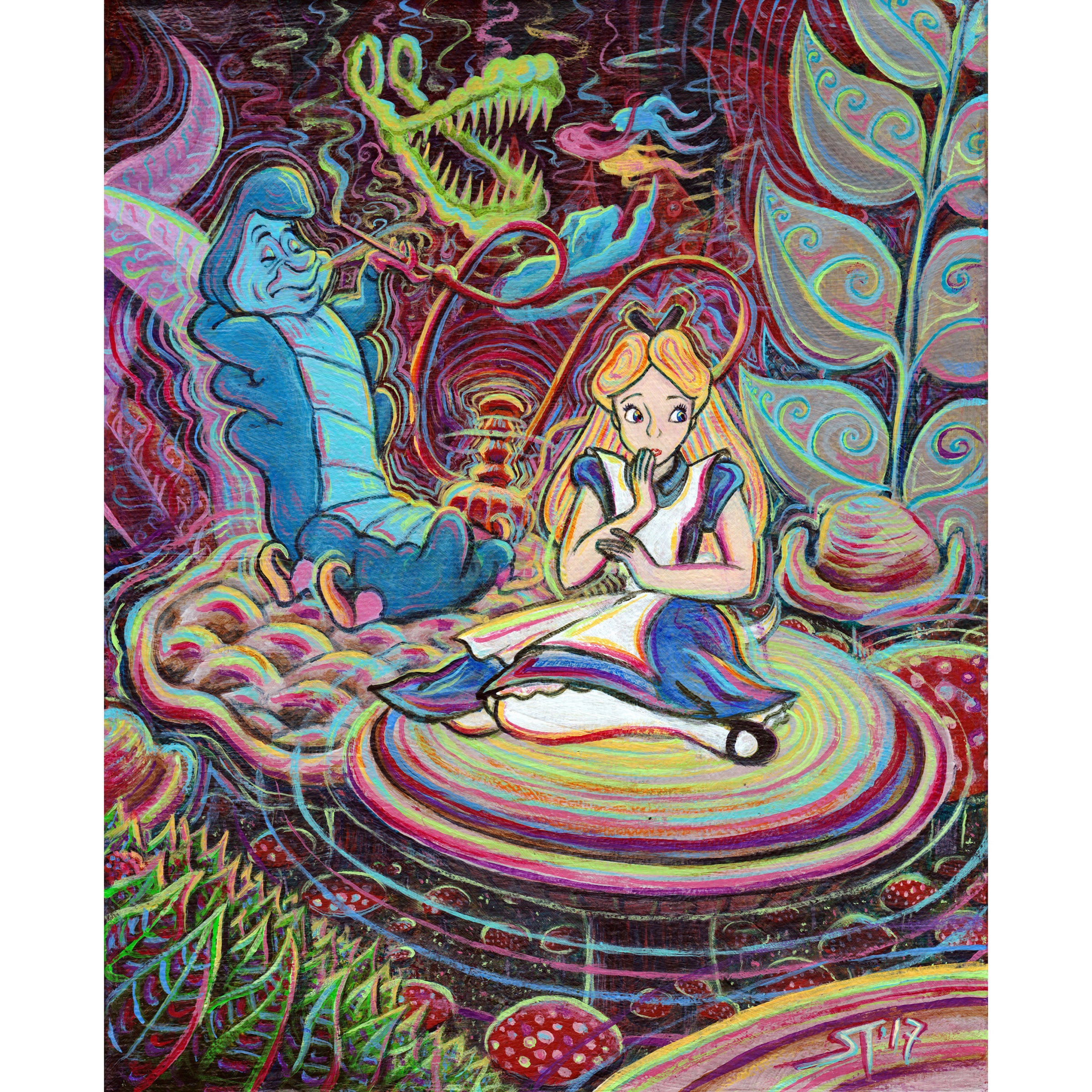 Rather Curious This Sort of Life print by Scott Tuckfield - Alice